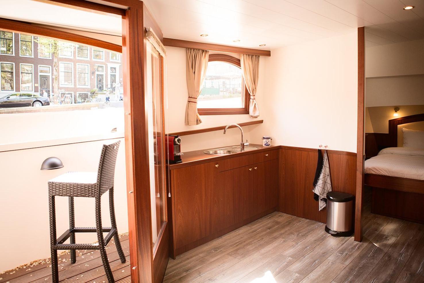 Prinsenboot Apartment Amsterdam Bagian luar foto